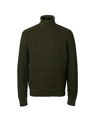 SELECTED | Rollkragenpullover SLHTOM | grau